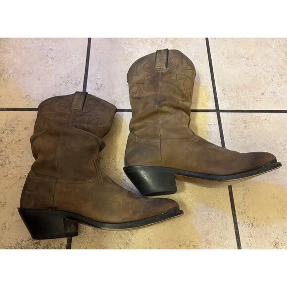 Durango Womans 11" Slouch Boot Tan Size 8 Brown - Picture 1 of 7